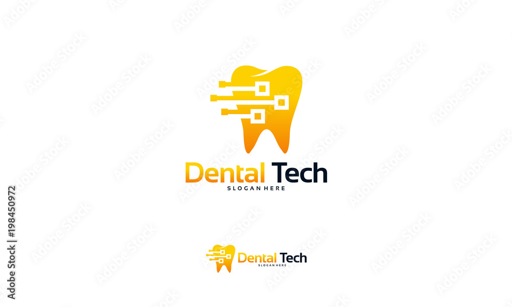 Dental Technology logo designs concept vector, Dental logo designs template
