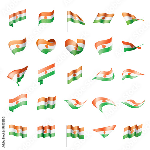 Free Download Niger flag, vector illustration - GFXLoad