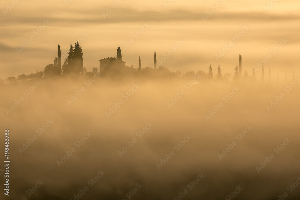 Tuscany spring landscape