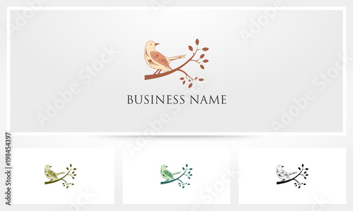 Bird On Branch Logo