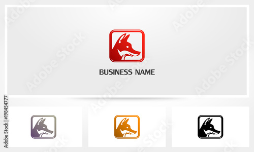 Dobermann German Shepard Dog Logo
