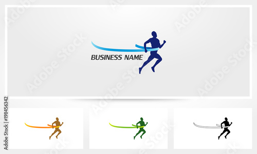 Running Finish Line Logo