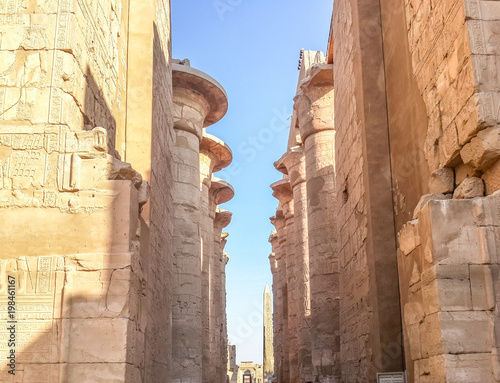 Luxor monuments and colomns photo