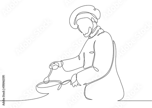 chef cooking gourmet meal