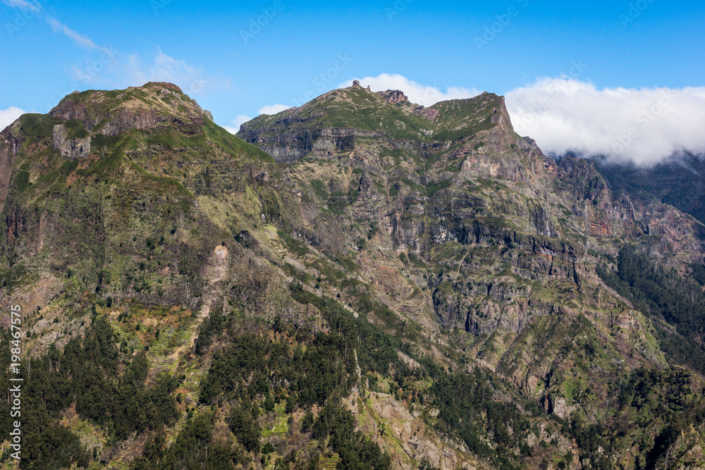 Nuns Valley from Eira do Serrado viewpoint, Madeira, Portugal