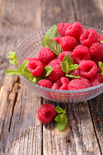 fresh raspberry fruit