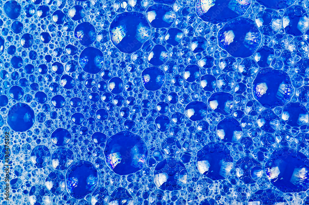 blue soap bubble texture