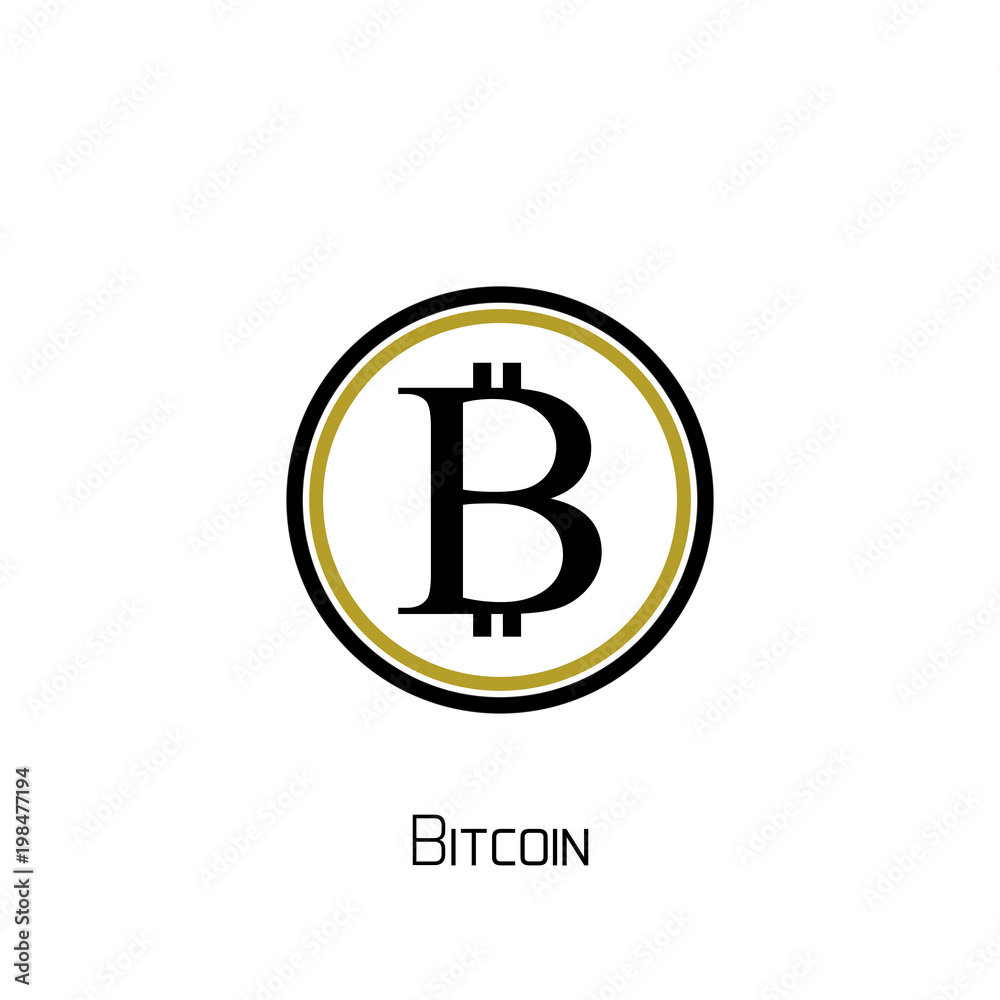 Bitcoin Crypto Vector Icon Bitcoin Crypto Vector Icon