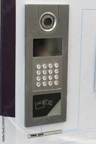 house security system, high technology of home lock, unlock, safety