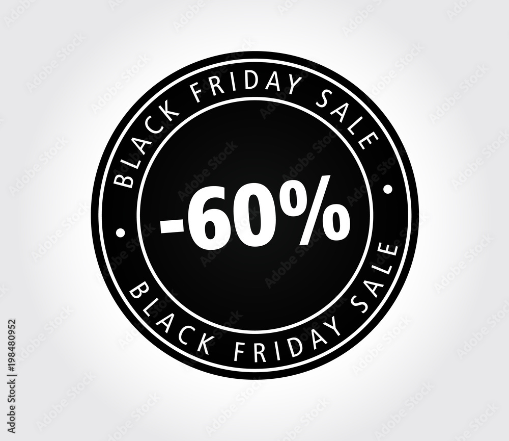 60 Black Friday Sale Design