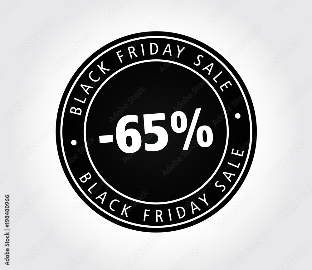 65 Black Friday Sale Design