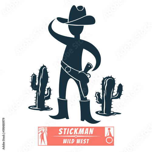 cowboy hat and a holster