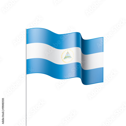 Free Download Nicaragua flag, vector illustration - GFXLoad