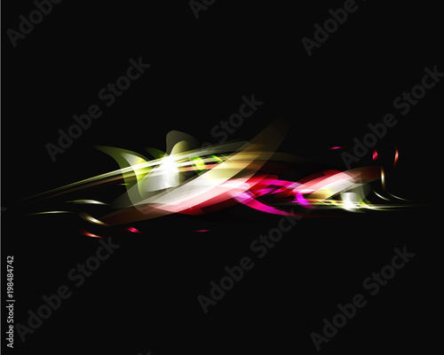 Abstract background composed of simple elements