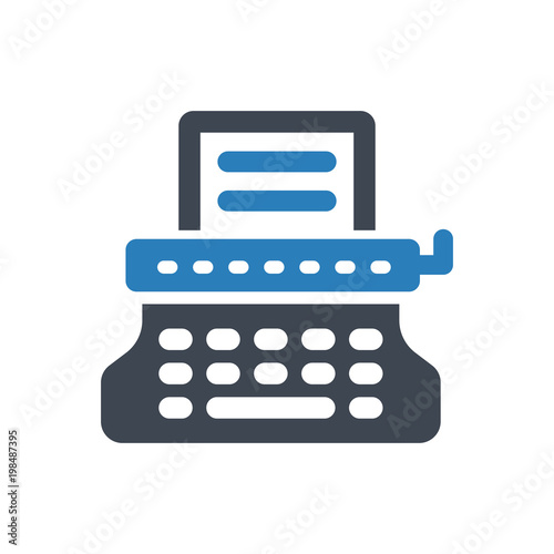 Typewriter Icon