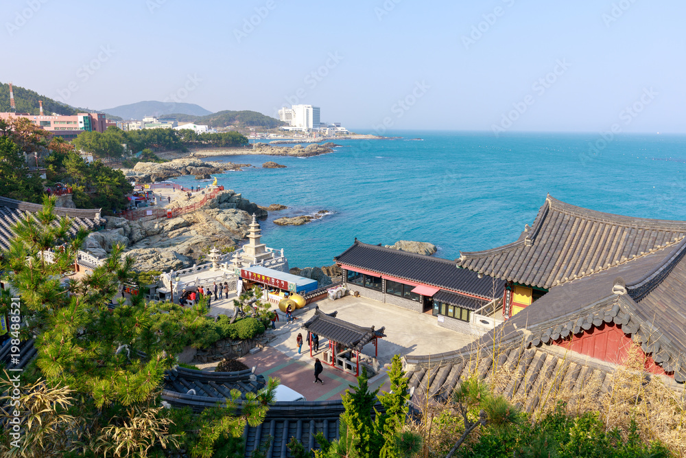 Haedong yonggungsa seaside temple in Busan