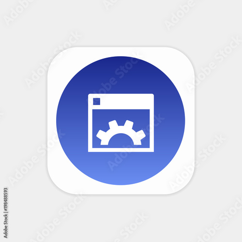 Modern Push Button Monogram