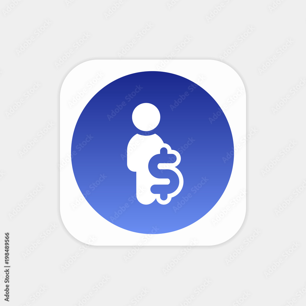 Modern Push Button Monogram Modern Push Button Monogram