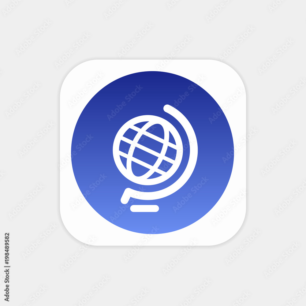 Modern Push Button Monogram