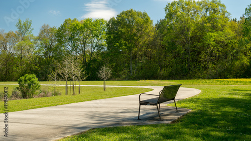 Fototapeta Naklejka Na Ścianę i Meble -  park bench