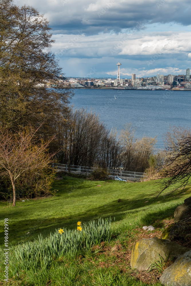 Fototapeta premium Seattle And Clouds 5