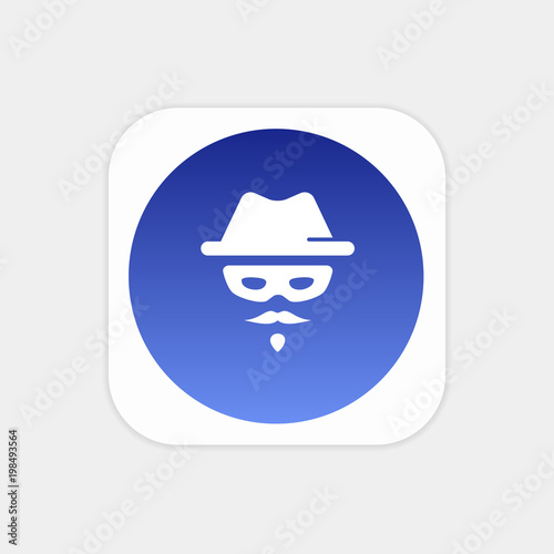 Modern Push Button Monogram