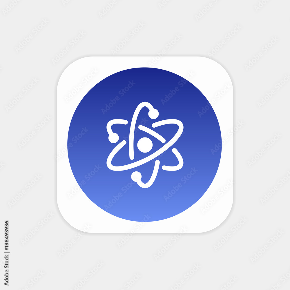 Modern Push Button Monogram