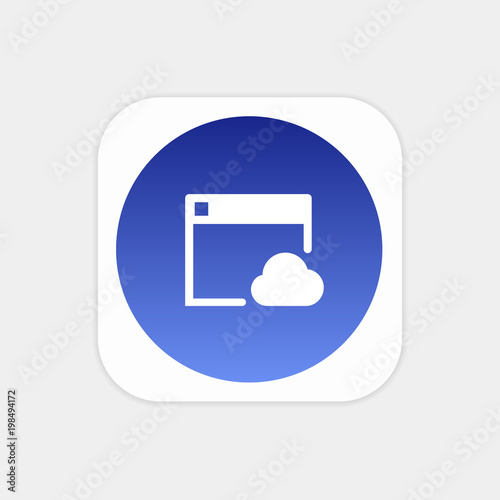 Modern Push Button Monogram