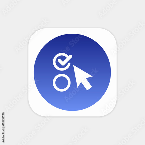 Modern Push Button Monogram