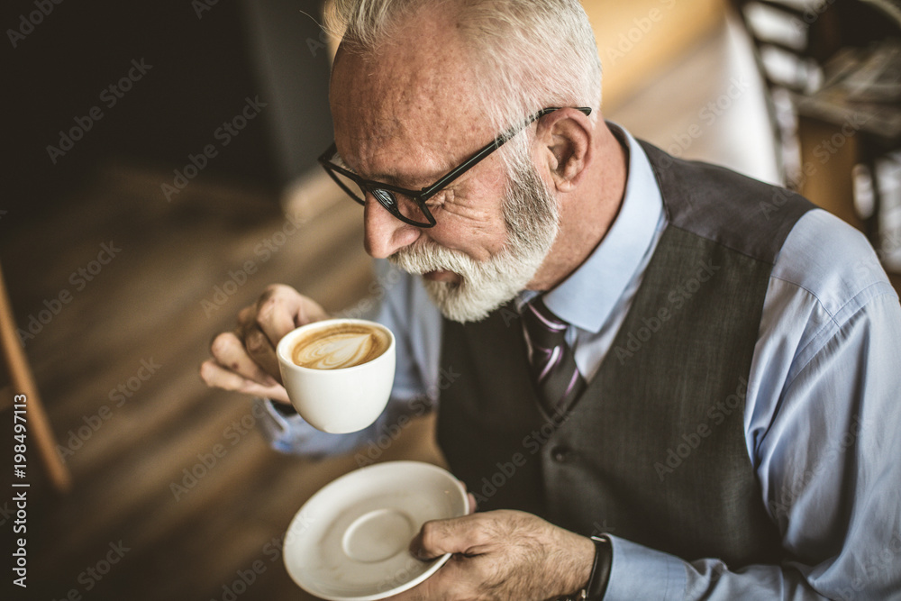 Sometimes we need break from hard business. Senior businessman. Sometimes we need break from hard business. Senior businessman.
