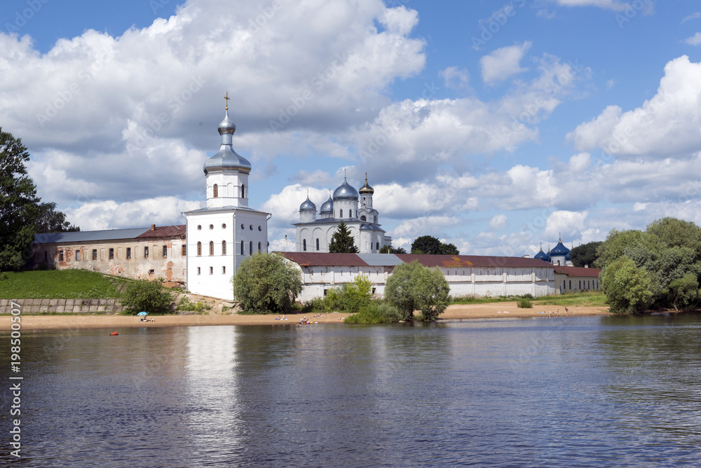 Yuryev monastery on the Volkhov river, Orthodox monastery