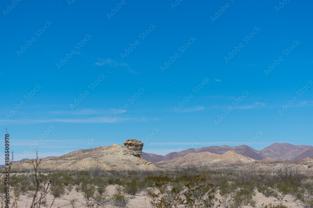 Desert mountain beautiful view