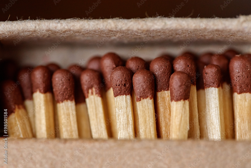 Спички в открытой коробке Stock Photo | Adobe Stock