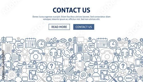 Contact Us Banner Design