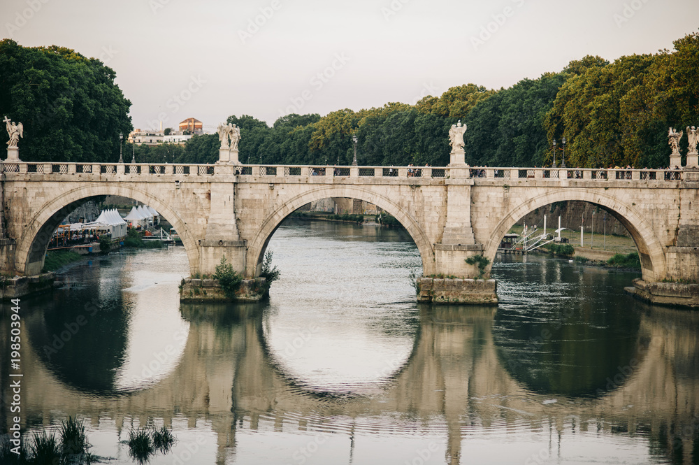 St Angelo bridge Rome