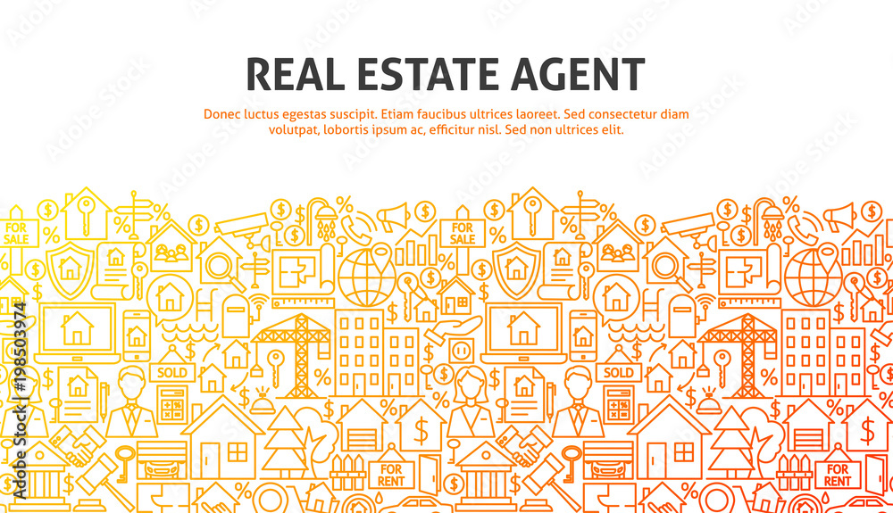 Real Estate Agent Concept