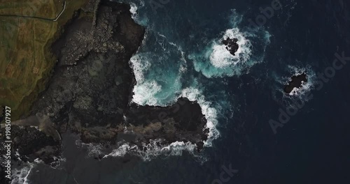Rocky seashore landscape