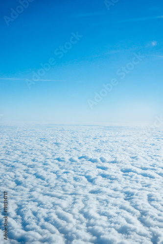Blue sky and clouds. Cloudscape