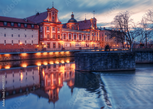 Historic old city of Wroclaw, Poland.