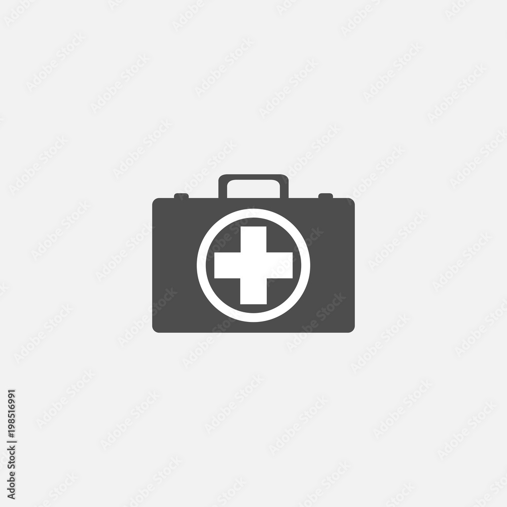 Medical flat symbol icon for web in trendy flat style isolated on grey background Medical flat symbol icon for web in trendy flat style isolated on grey background