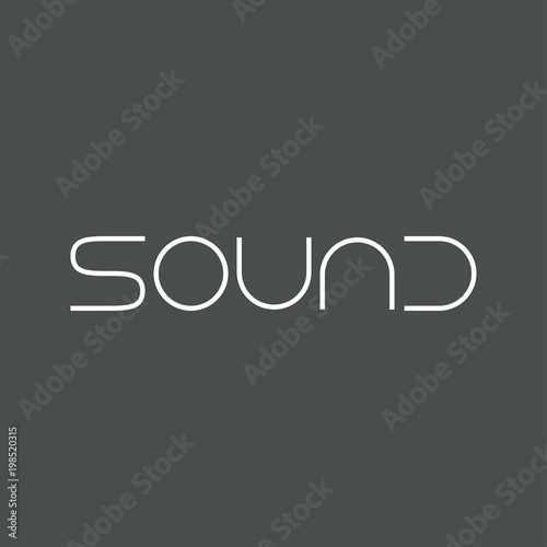 Logotipo SOUND en color blanco