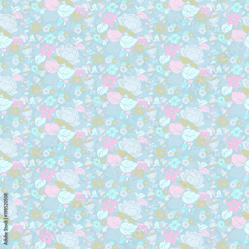 Seamless floral pattern.Vector