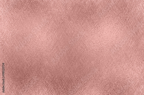 Abstract background. Rose Gold foil texture. photo