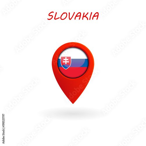Location Icon for Iceland Flag, Vector, Illustration, Eps File