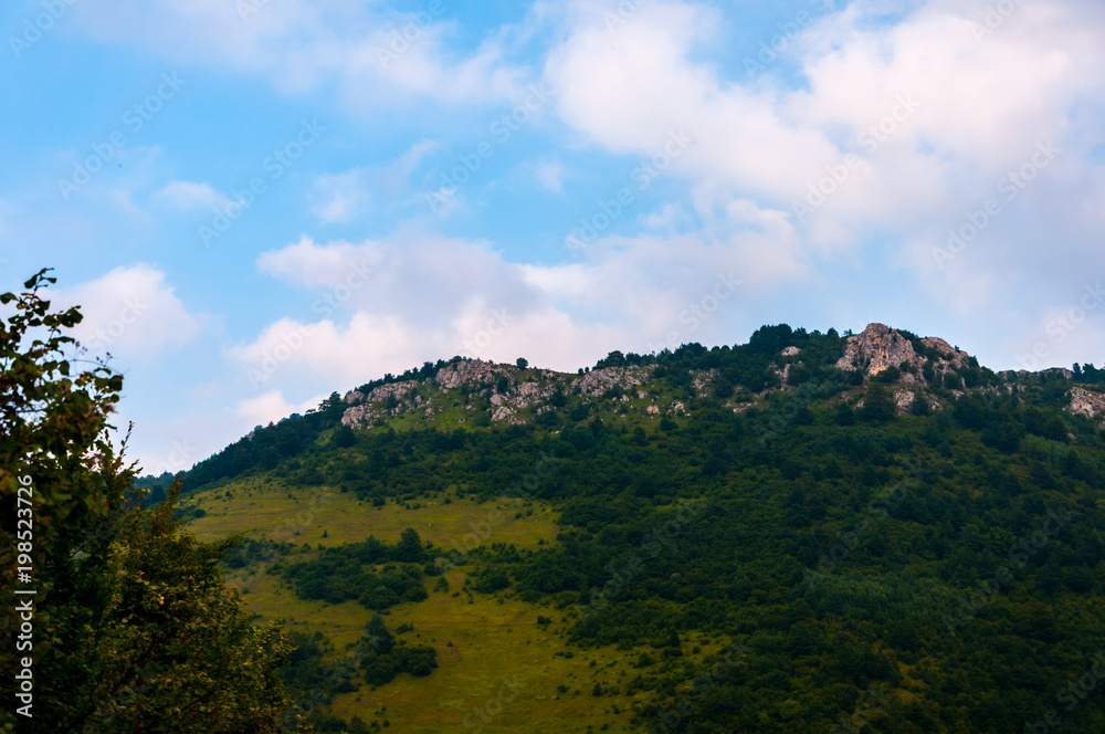 Fototapeta premium Green hill in Bosnia