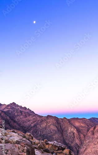 Mount Sinai, Mount Moses in Egypt. © marabelo