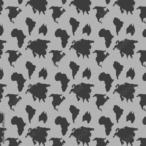 camouflage fabric texture world map