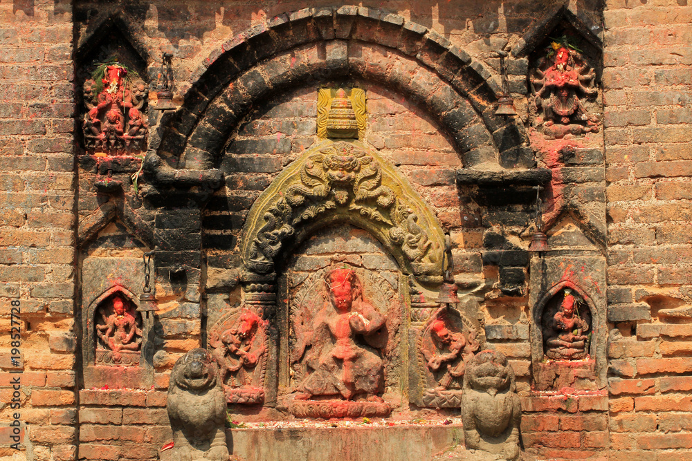 Fototapeta premium Hindu shrine, Durbar square, Bhaktapur, Nepal