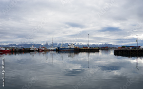 Schiffe im Hafen von Húsavík / Island - Whalewatching © tina7si