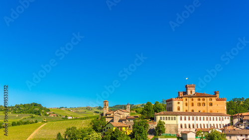 The Barolo castle in Piedmont, Italy